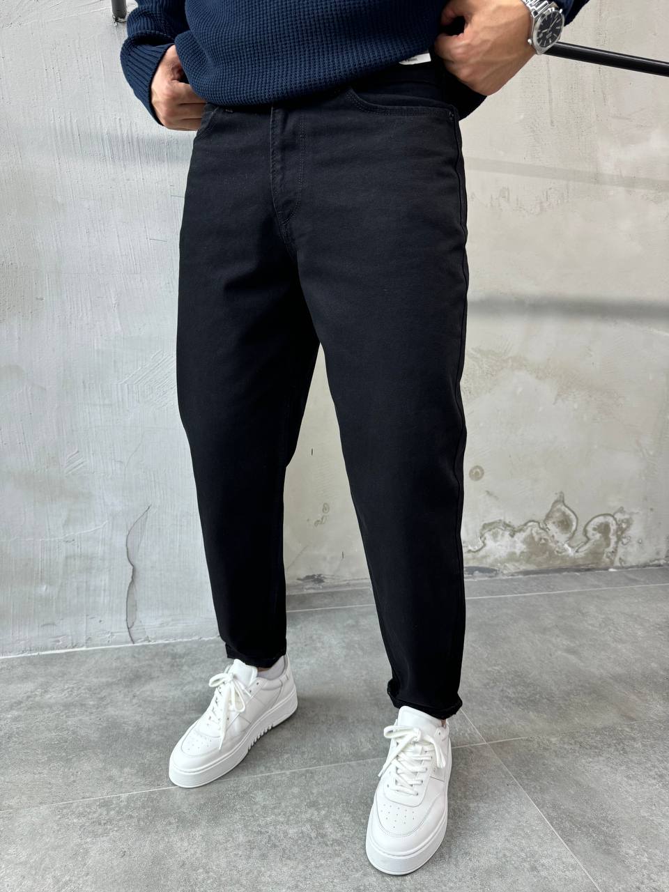Чоловічі джинси Urban Straight — Чорний